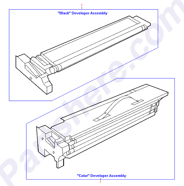 HP parts picture diagram for C3965-67901, C3965A, C3966-67901, C3966A, C3965-67901-R, C3965A-R, C3966-67901-R, C3966A-R, C3965-67901-C, C3965A-C, C3966-67901-C, C3966A-C